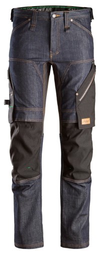 Spodnie Denim Snickers Workwear FlexiWork+ 6956