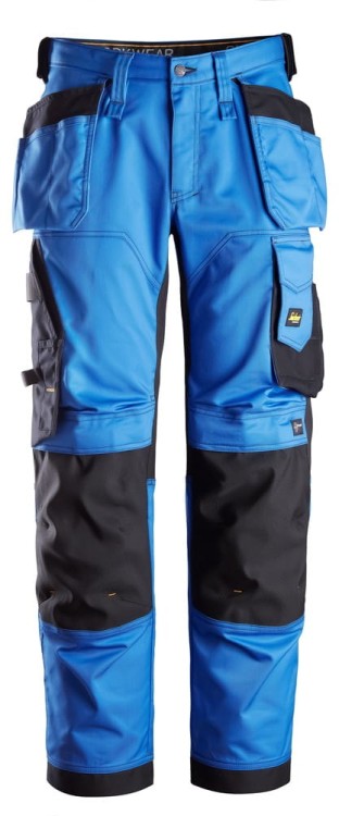Spodnie robocze Snickers Workwear Stretch AllroundWork luźno dopasowane z workami kieszeniowymi 6251