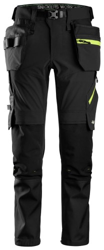 Spodnie robocze Stretch Snickers Workwear FlexiWork+ z workami kieszeniowymi 6940