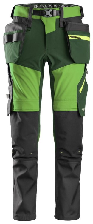 Spodnie robocze Stretch Snickers Workwear FlexiWork+ z workami kieszeniowymi 6940