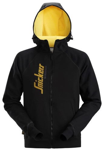 Bluza Snickers Workwear Logo z kapturem, na suwak 2888