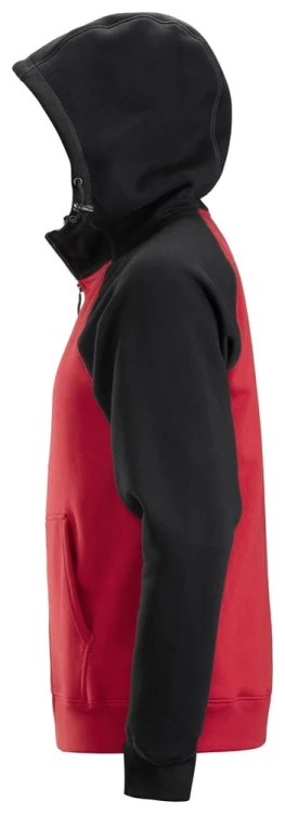 Bluza Snickers Workwear Logo z kapturem, na suwak 2888