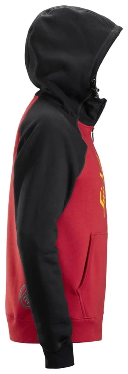 Bluza Snickers Workwear Logo z kapturem, na suwak 2888