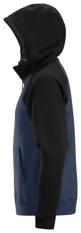 Bluza Snickers Workwear Logo z kapturem, na suwak 2888