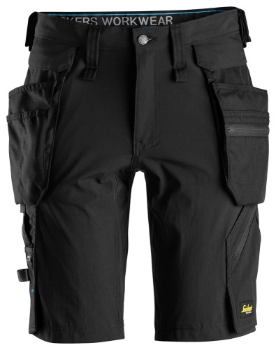 Spodnie krótkie Snickers Workwear LiteWork+ z odłączanymi workami kieszeniowymi 6108