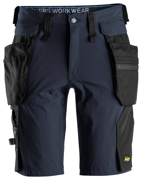 Spodnie krótkie Snickers Workwear LiteWork+ z odłączanymi workami kieszeniowymi 6108