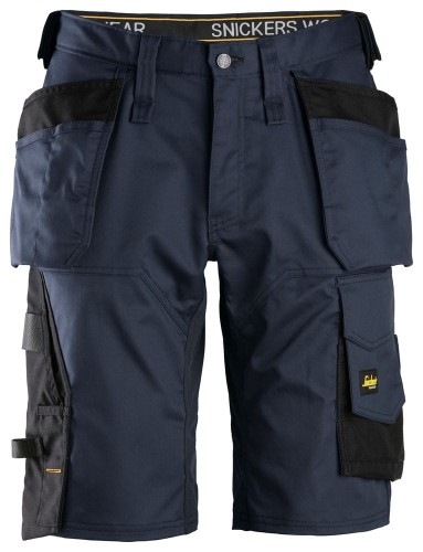 Spodnie krótkie Snickers Workwear Stretch AllroundWork z workami kieszeniowymi, luźne 6151