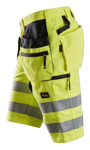 Spodnie Krótkie Odblaskowe LiteWork+ z workami kieszeniowymi Snickers Workwear 6131
