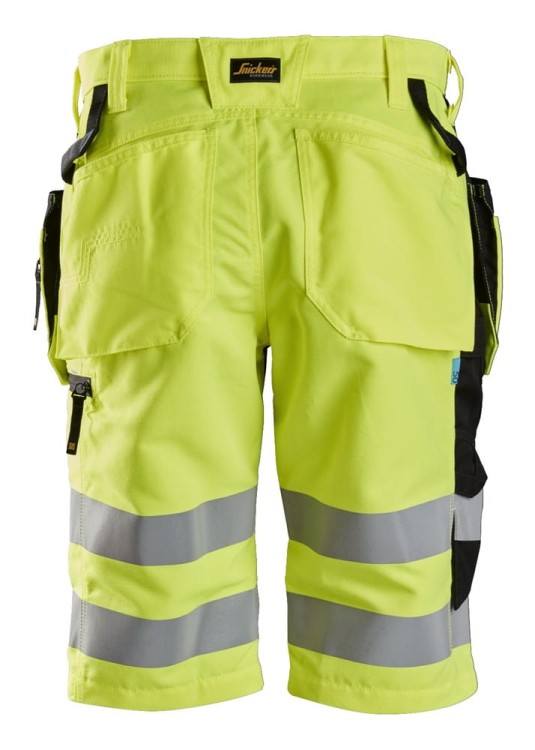 Spodnie Krótkie Odblaskowe LiteWork+ z workami kieszeniowymi Snickers Workwear 6131