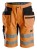 Spodnie Krótkie Odblaskowe LiteWork+ z workami kieszeniowymi Snickers Workwear 6131