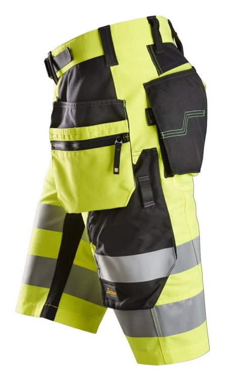 Spodnie Krótkie Odblaskowe FlexiWork+ Snickers Workwear 6933