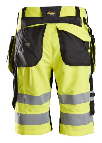 Spodnie Krótkie Odblaskowe FlexiWork+ Snickers Workwear 6933