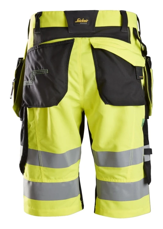 Spodnie Krótkie Odblaskowe FlexiWork+ Snickers Workwear 6933