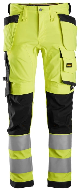 Spodnie Odblaskowe Stretch AllroundWork z workami kieszeniowymi Snickers Workwear 6243