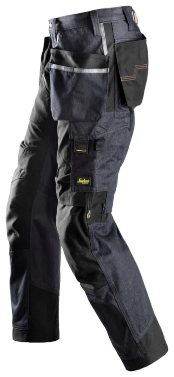 Spodnie RuffWork Denim z workami kieszeniowymi Snickers Workwear 6205