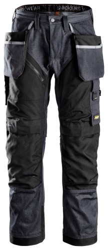 Spodnie RuffWork Denim z workami kieszeniowymi Snickers Workwear 6205