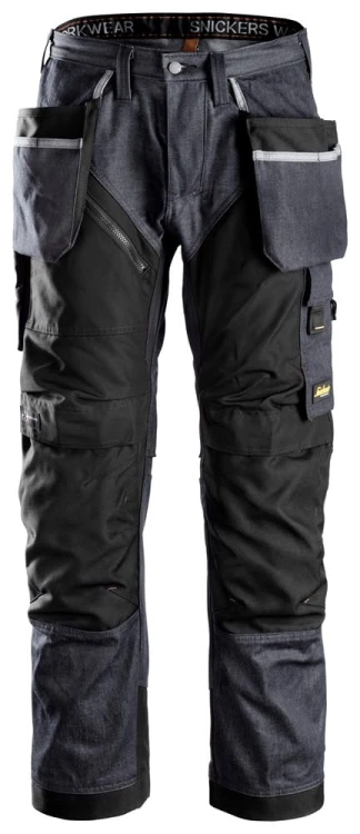 Spodnie RuffWork Denim z workami kieszeniowymi Snickers Workwear 6205