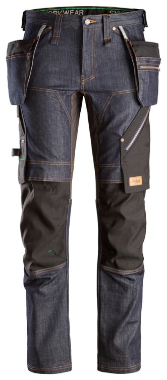 Spodnie Denim FlexiWork+ Snickers Workwear 6955