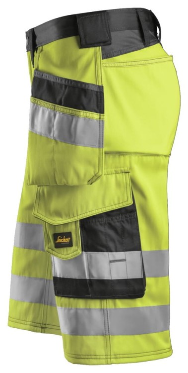Spodnie Krótkie Odblaskowe z workami kieszeniowymi Snickers Workwear 3033