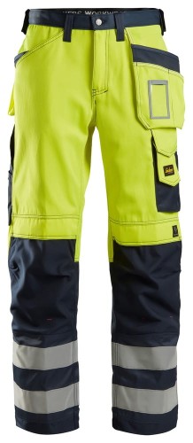 Spodnie Odblaskowe z workami kieszeniowymi Snickers Workwear 3233