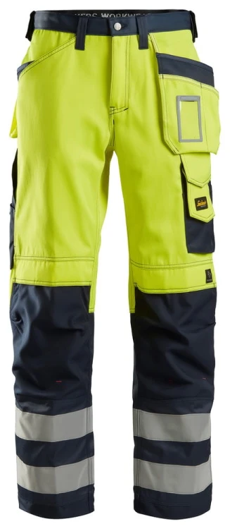 Spodnie Odblaskowe z workami kieszeniowymi Snickers Workwear 3233
