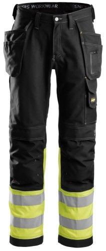 Spodnie Odblaskowe Cotton z workami kieszeniowymi Snickers Workwear 3235