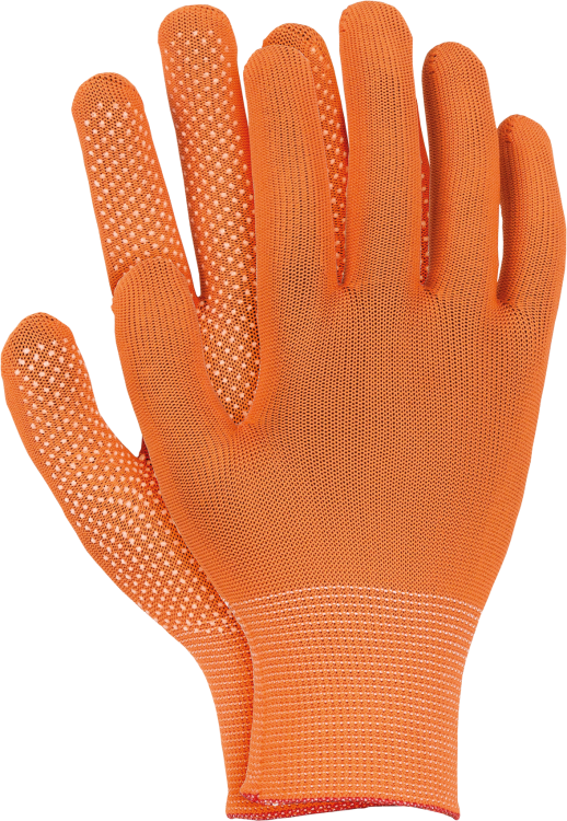 Rękawice robocze Ogrifox nakrapiane DOTUA pomarańcz