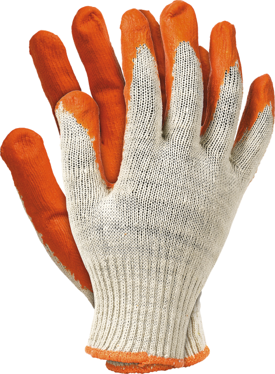 Rękawice robocze Reis RU powlekane pomarańcz