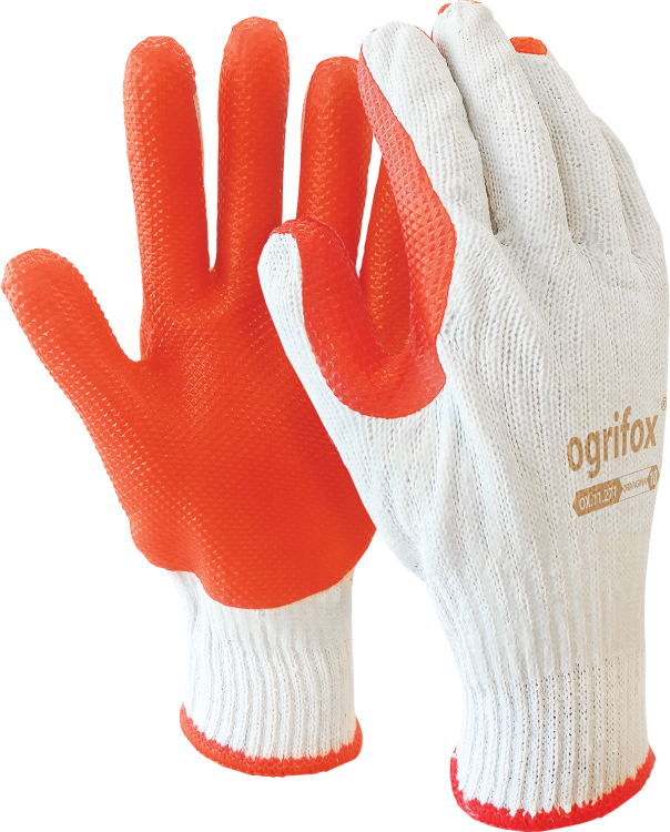 Rękawice ochronne Ogrifox powlekane ORANGINA pomarańcz