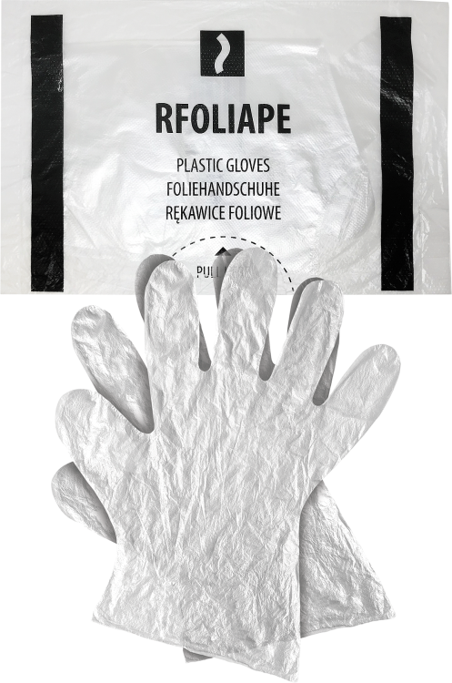 Rękawice Ochronne Robocze Foliowe RFOLIAPE (FOLIAPE) – Paczka 100 szt.