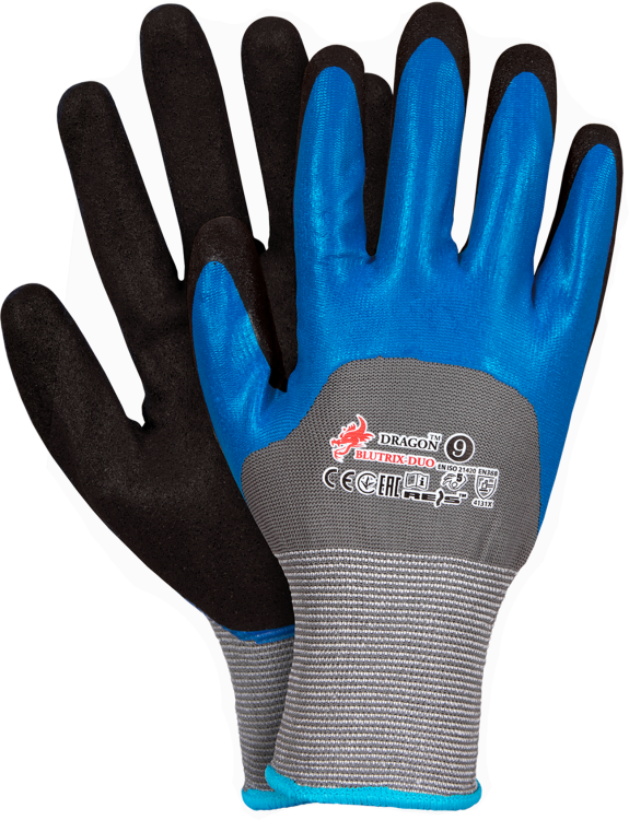 RĘKAWICE OCHRONNE BLUTRIX-DUO