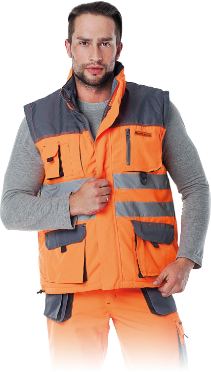 Bezrękawnik ocieplany LEBER&amp;HOLLMAN LH-FMNX-V poliester