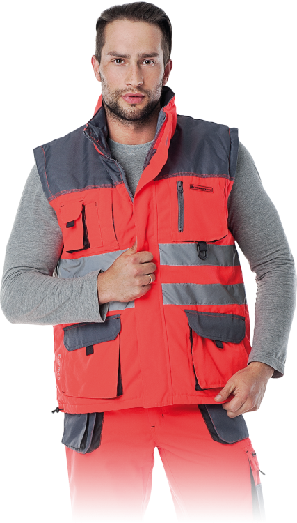 Bezrękawnik ocieplany LEBER&amp;HOLLMAN LH-FMNX-V poliester