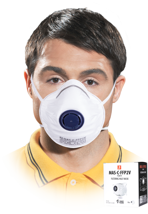 Maska przeciwpyłowa MAS-C-FFP2V