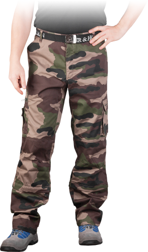 Spodnie robocze do pasa moro LEBER&amp;HOLLMAN LH-HUNSPO