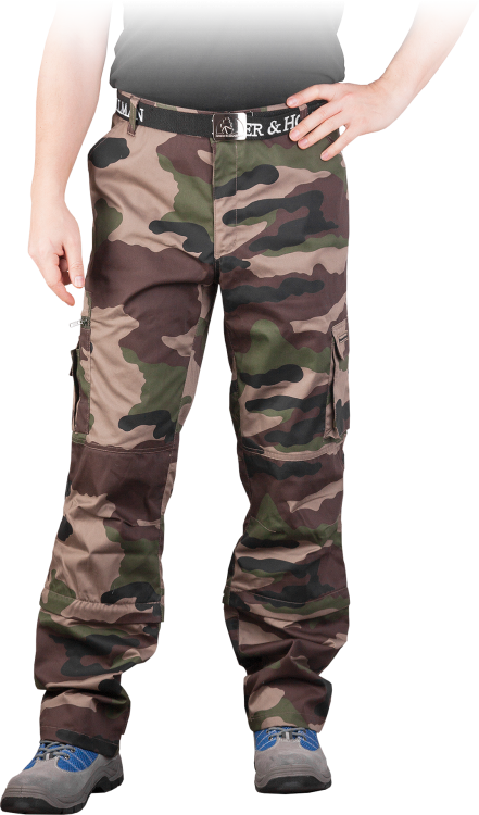 Spodnie robocze do pasa moro LEBER&amp;HOLLMAN LH-HUNSPO