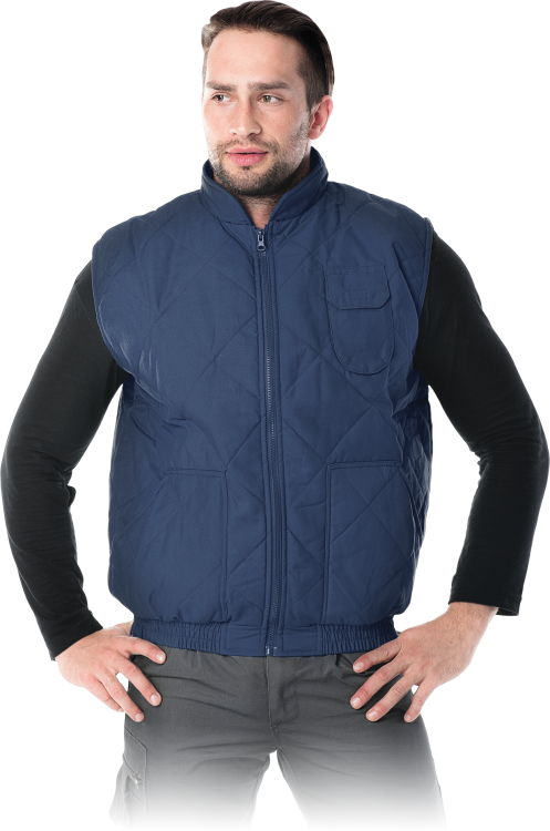 Bezrękawnik ocieplany pikowany REIS BARRAKUDA