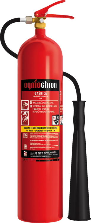 Gaśnica śniegowa 5 kg OGNIOCHRON OGS-5XB