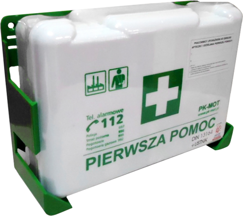 Apteczka Zakładowa Pierwszej Pomocy PK-MOT AZ z Tworzywa Sztucznego (Norma DIN 13164:2022)