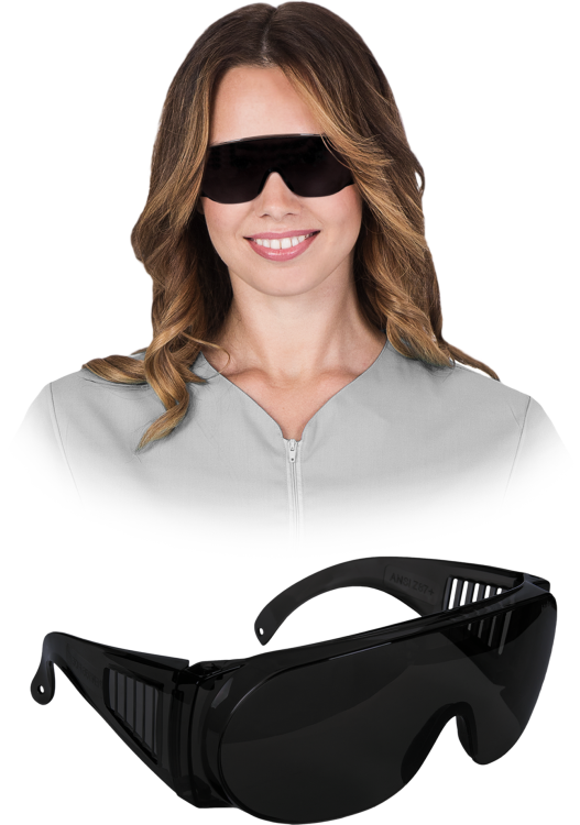 Przyciemniane Okulary Ochronne REIS GOG-ICER-DARK