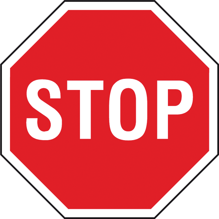 Znak „Stop" Z-DW115