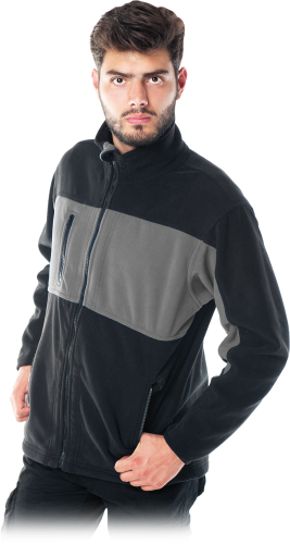Bluza Polarowa Męska REIS DOBLE – Dzianina Polarowa 280 g/m² z Kołnierzem-Stójką