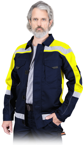 Bluza Ochronna Ostrzegawcza REIS PROM-J – Pasy Odblaskowe i Tkanina 290 g/m²