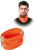 Wielofunkcyjny Komin Ostrzegawczy z Pasem Odblaskowym REIS BAND-NEON (100% Poliester, Bezszwowy)