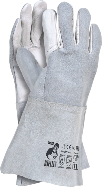Rękawice spawalnicze ochronne ze skóry RSPLLUX