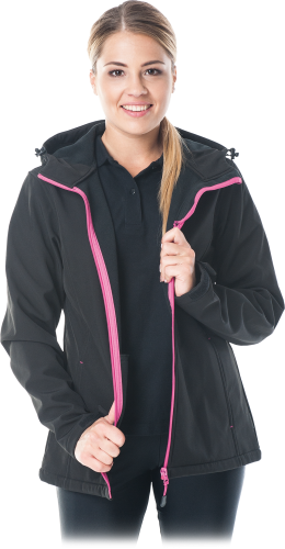 Damska Kurtka Robocza i Sportowa SOFTSHELL LH-LADYONE – Wiatroodporna, Wodoodporna, z Kapturem