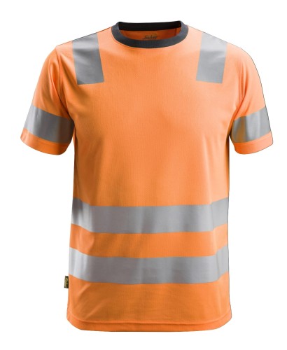 T-shirt Odblaskowy Snickers Workwear AllroundWork 2530 EN ISO 20471/2