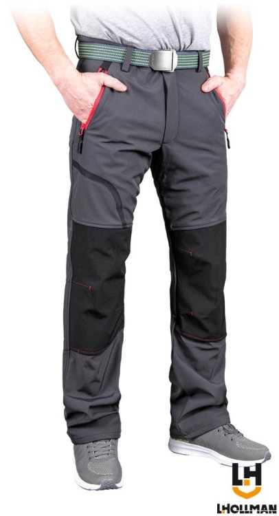 Spodnie Ochronne Softshell Leber&amp;Hollman LH-SHELLWORK – Elastyczne i Wiatroodporne Spodnie Robocze