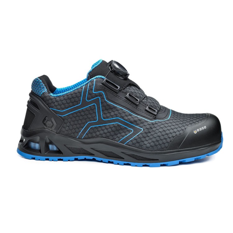 Obuwie ochronne BASE B1005 - K-Jump/ K-Trek/ K-Rush S1P HRO SRC Czarny/Niebieski