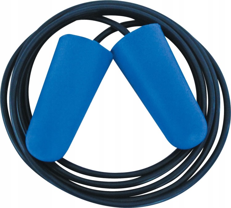 Zatyczki stopery do uszu spania połączone sznurkiem